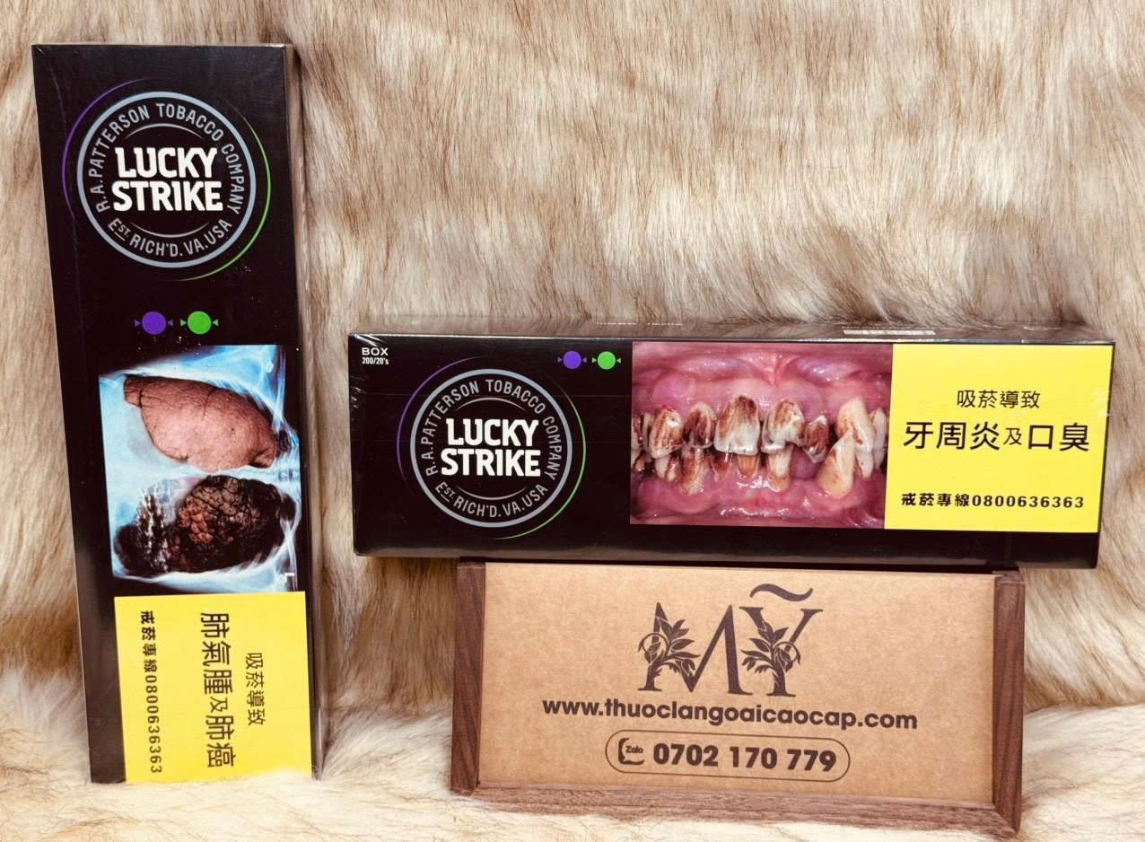 Thuốc lá Lucky Strike Double Click phiên bản Đài Loan