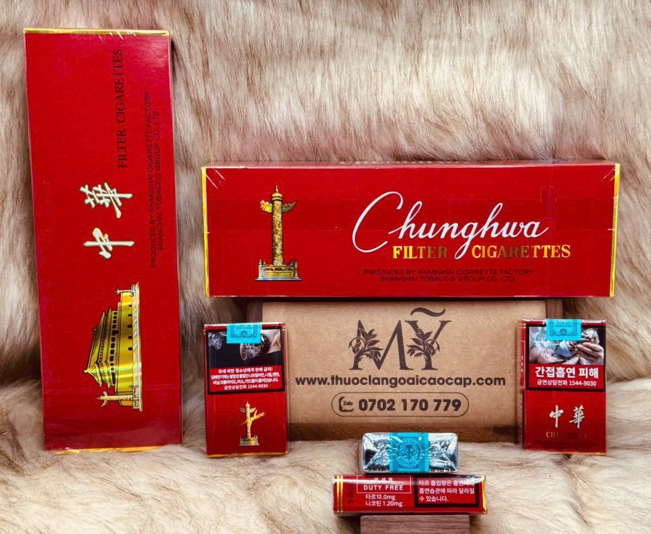 Thuốc lá Chunghua Soft Pack phiên bản Hàn Quốc