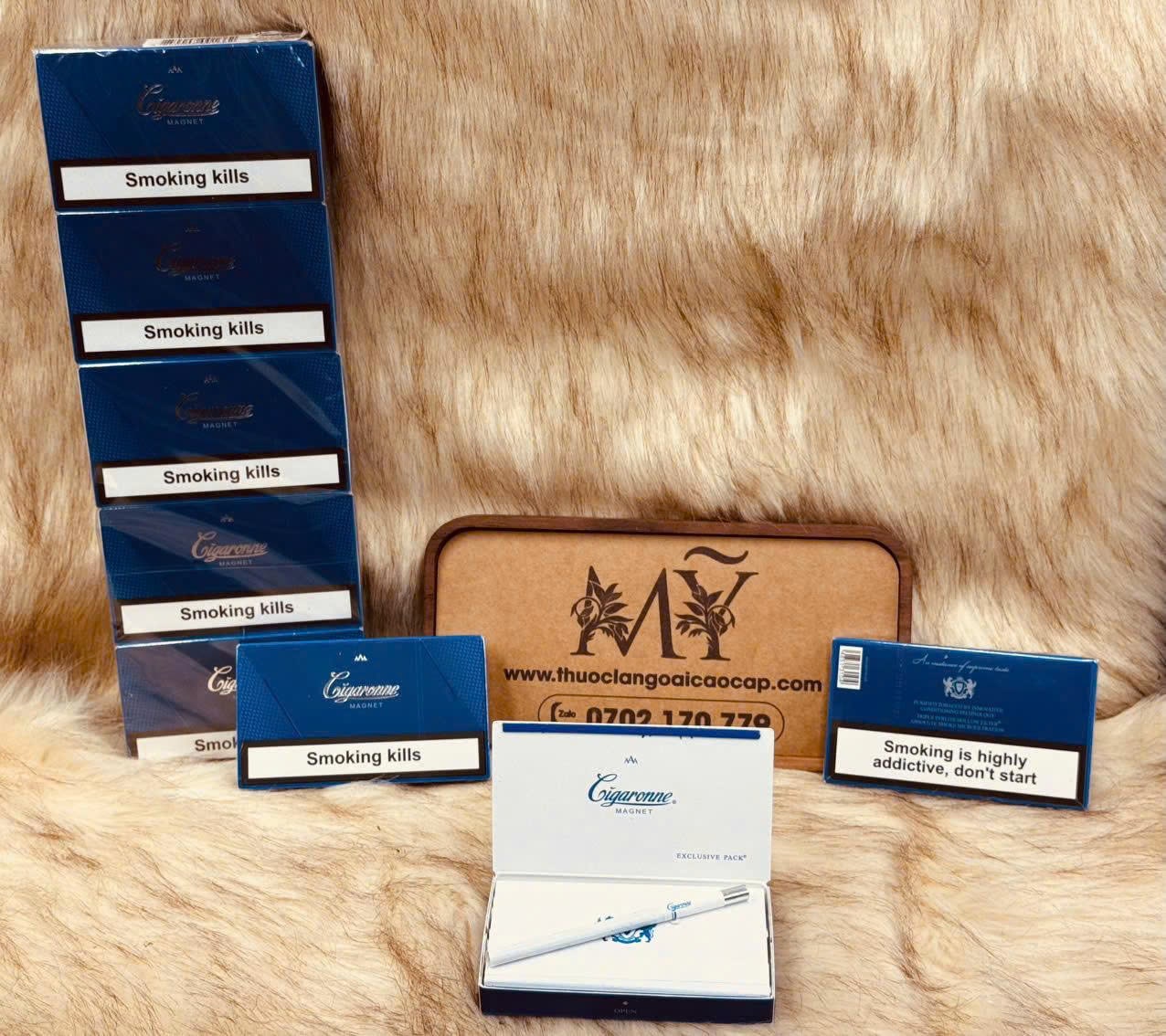 Hình ảnh thứ hai củaThuốc lá Cigaronne MAGNET SLIMS 