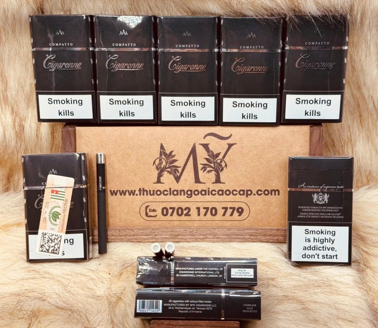 Thuốc lá Cigaronne Black King Size