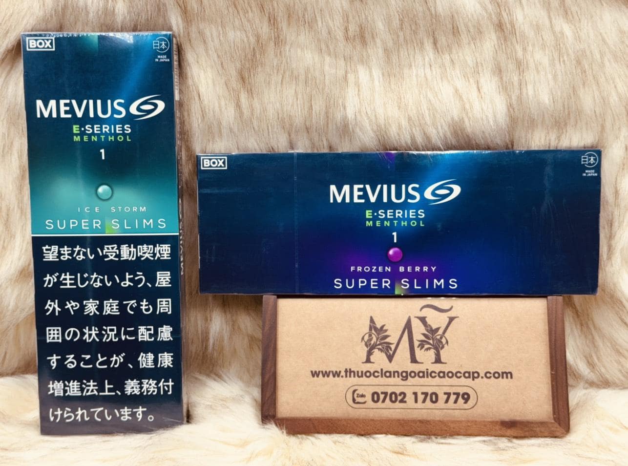Thuốc lá MEVIUS E-SERIES MENTHOL ICE STORM và FROZEN BERRY