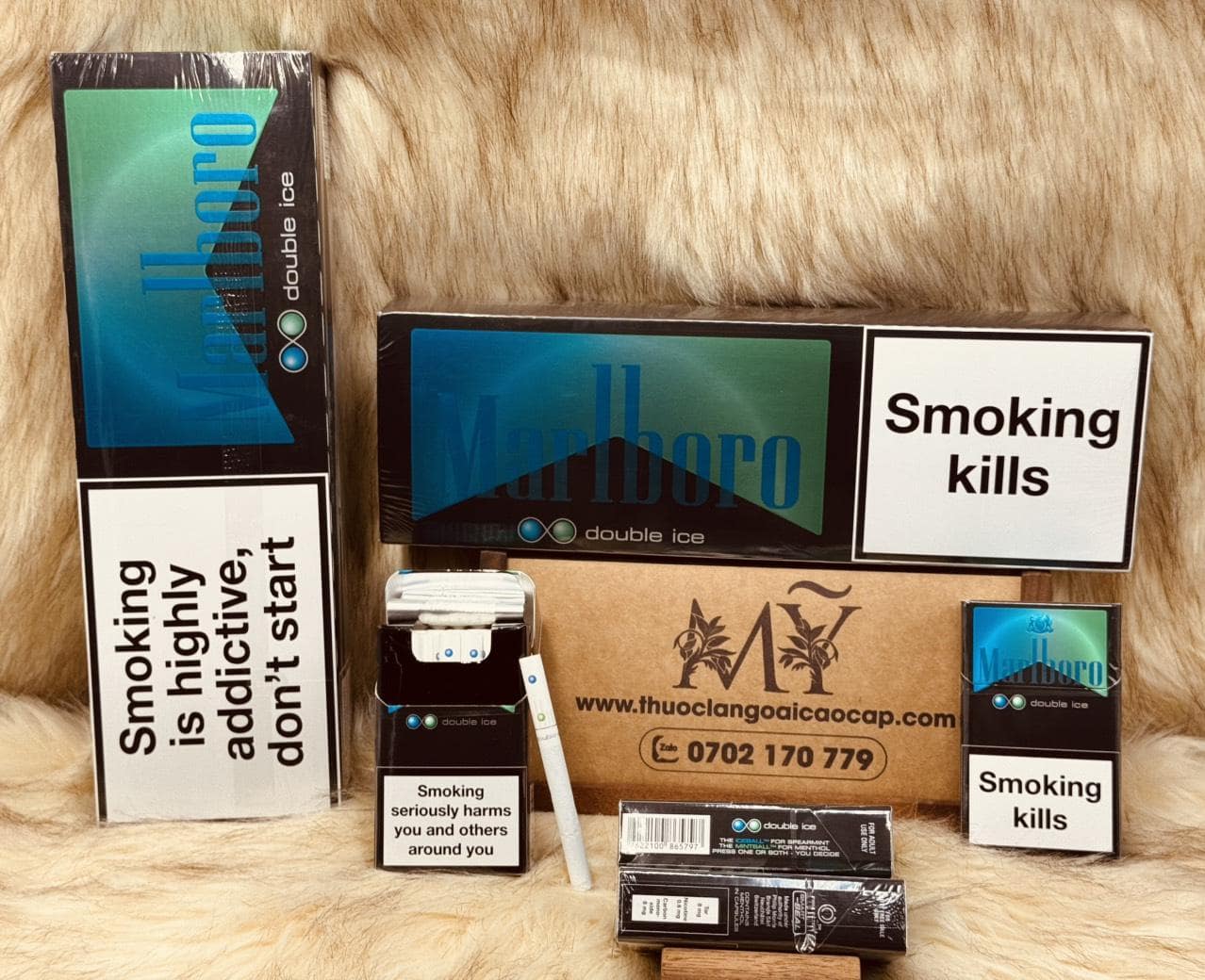 THUỐC LÁ MARLBORO DOUBLE ICE (SMART-SEAL) – ĐỈNH CAO BẠC HÀ HAI TẦNG MÁT LẠNH