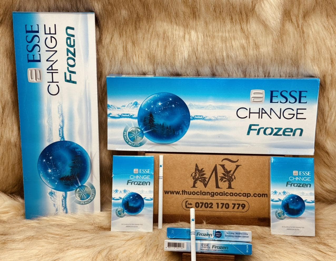 Thuốc lá ESSE CHANGE FROZEN xuất xứ Hàn Quốc