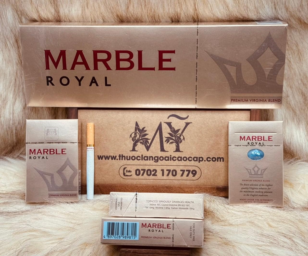 Thuốc lá MARBLE ROYAL xuất xứ Thụy Sĩ