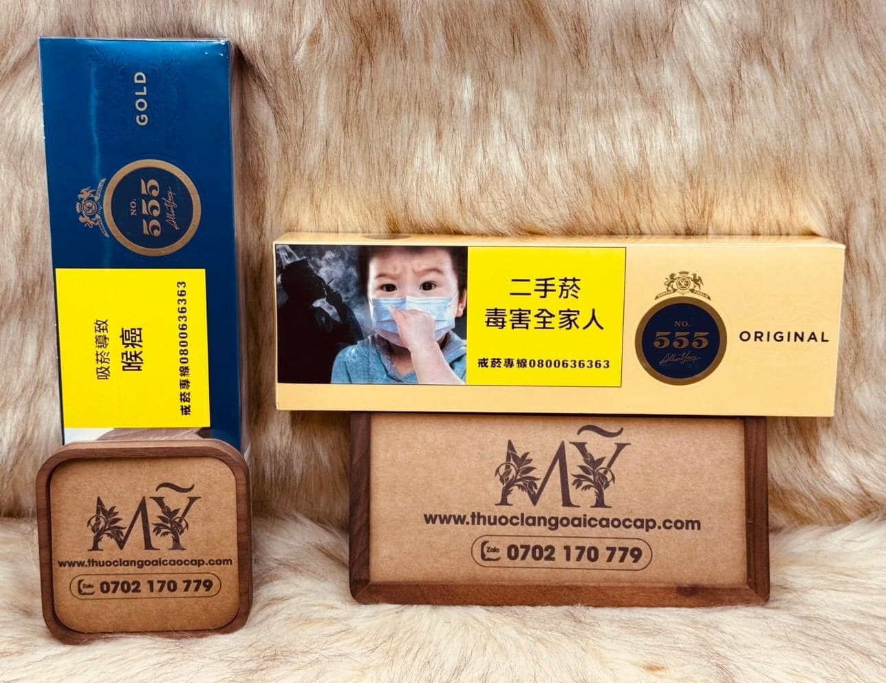 Thuốc lá 555 Gold và 555 Original Đài Loan