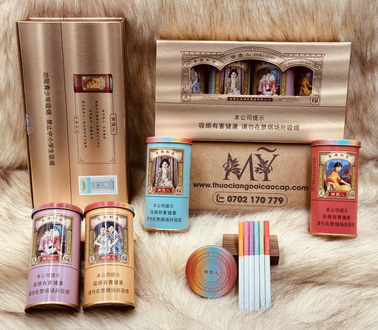 Thuốc lá Double Happiness Fair Ladies Slim