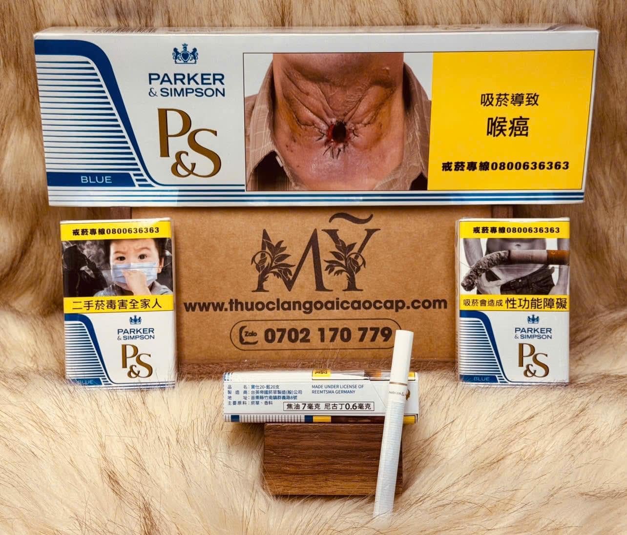 Thuốc lá Parker & Simpson PS Blue phiên bản Đài Loan