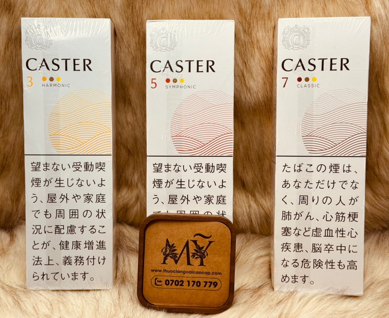 Thuốc lá Caster Harmonic 3mg – Symphonic 5mg – Classic 7mg