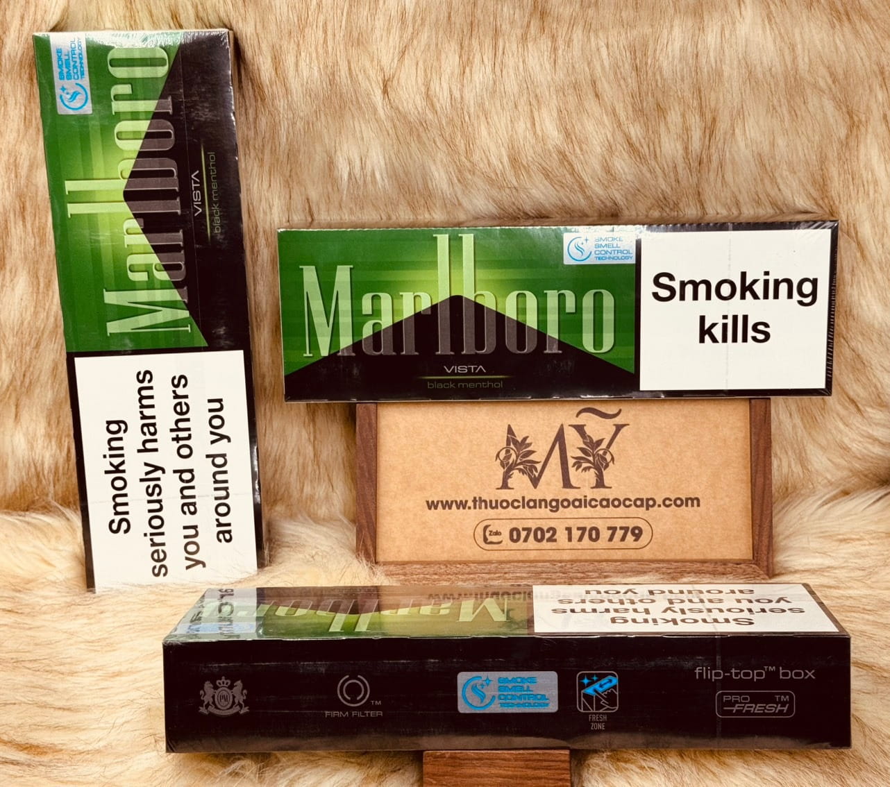 Thuốc lá Marlboro Vista Black Menthol xuất xứ Thụy Sỹ