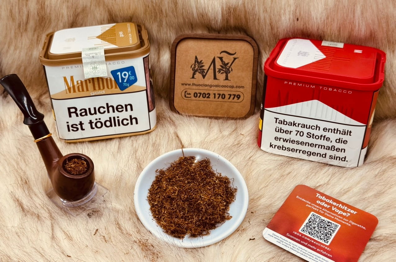Thuốc lá sợi Marlboro Gold Premium và Marlboro Red Premium xuất xứ Đức