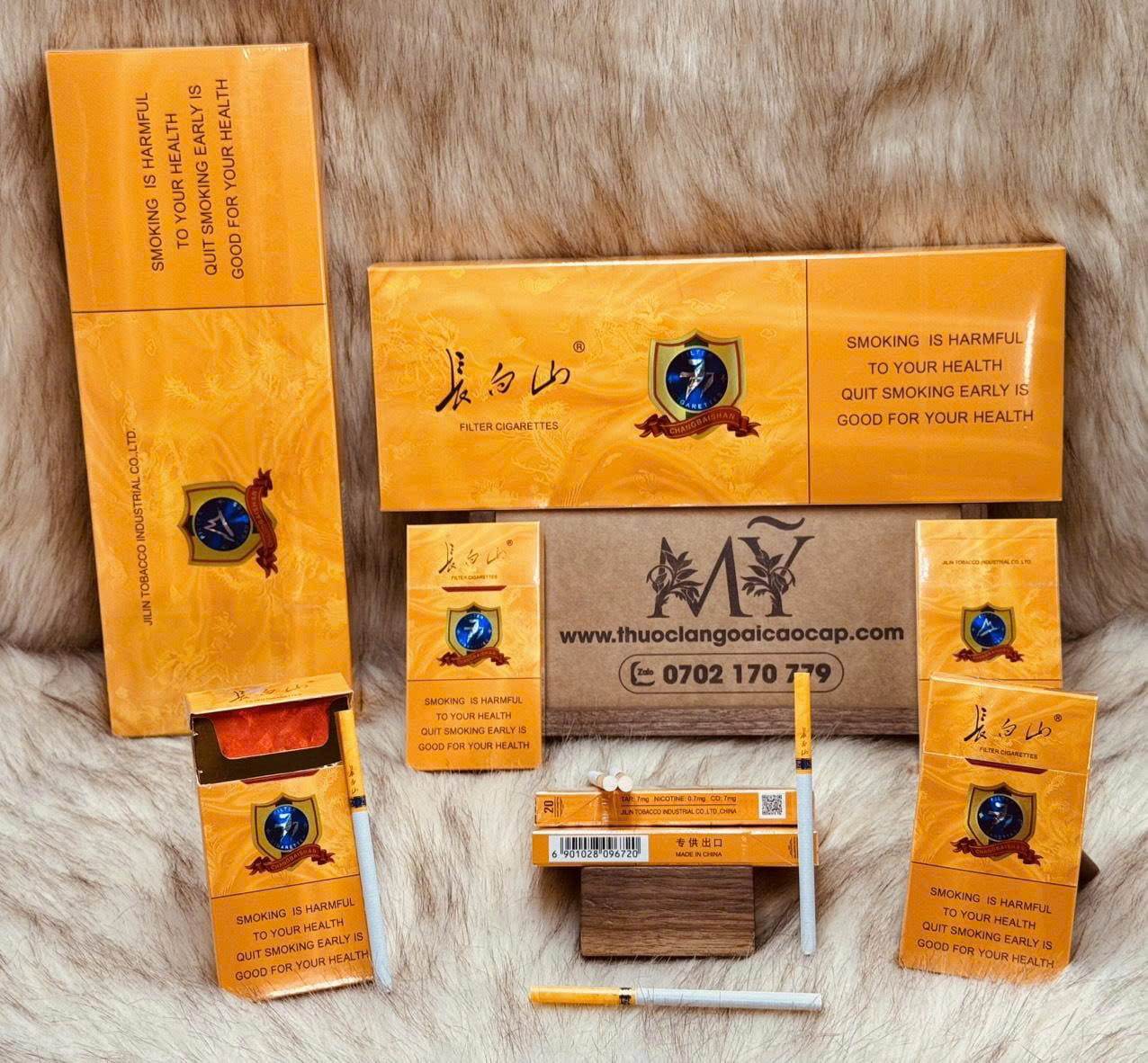 Thuốc lá Changbaishan (777) Slim dòng nội địa Trung Quốc