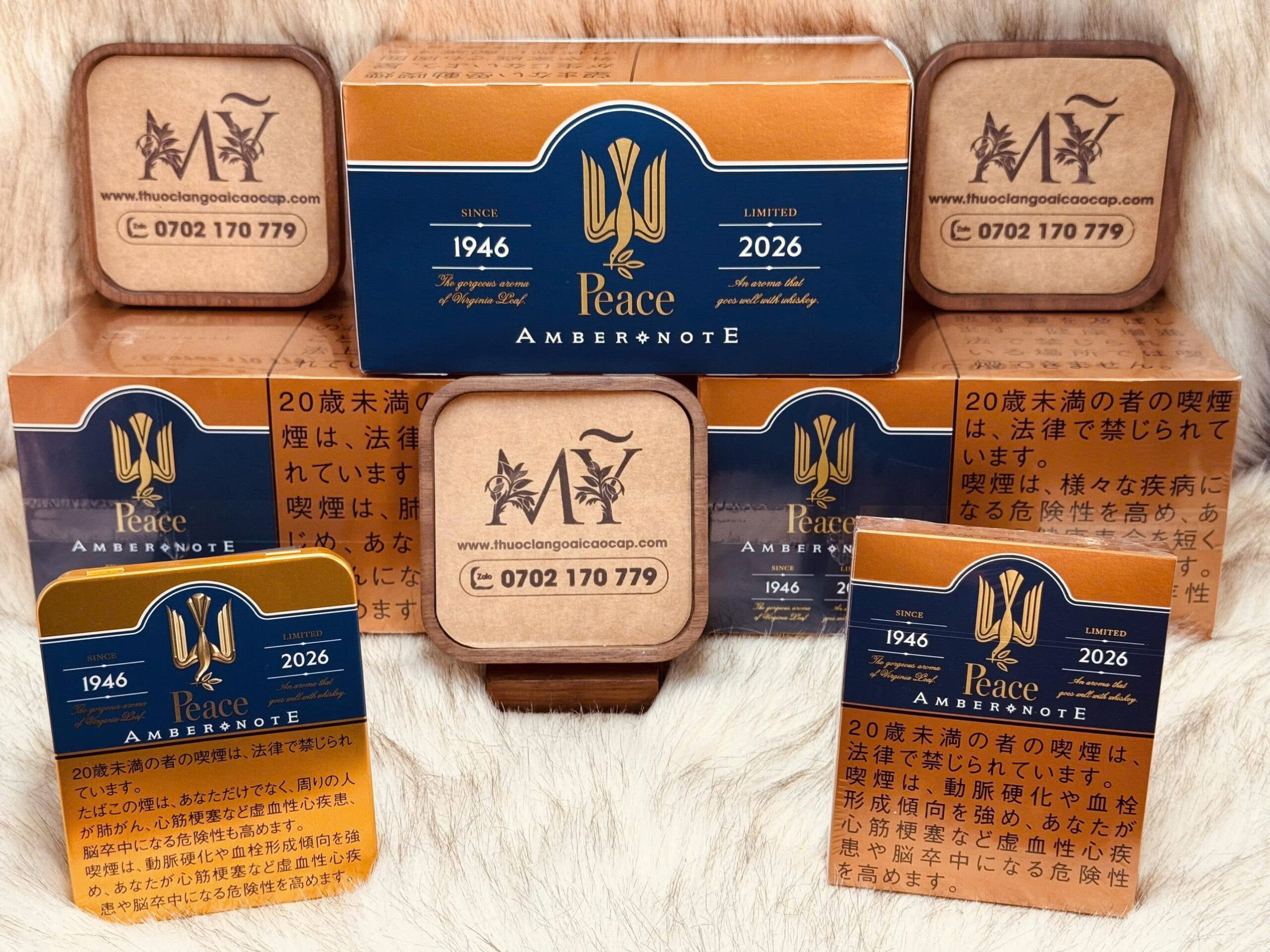 Thuốc lá Peace Amber Note xuất xứ Nhật