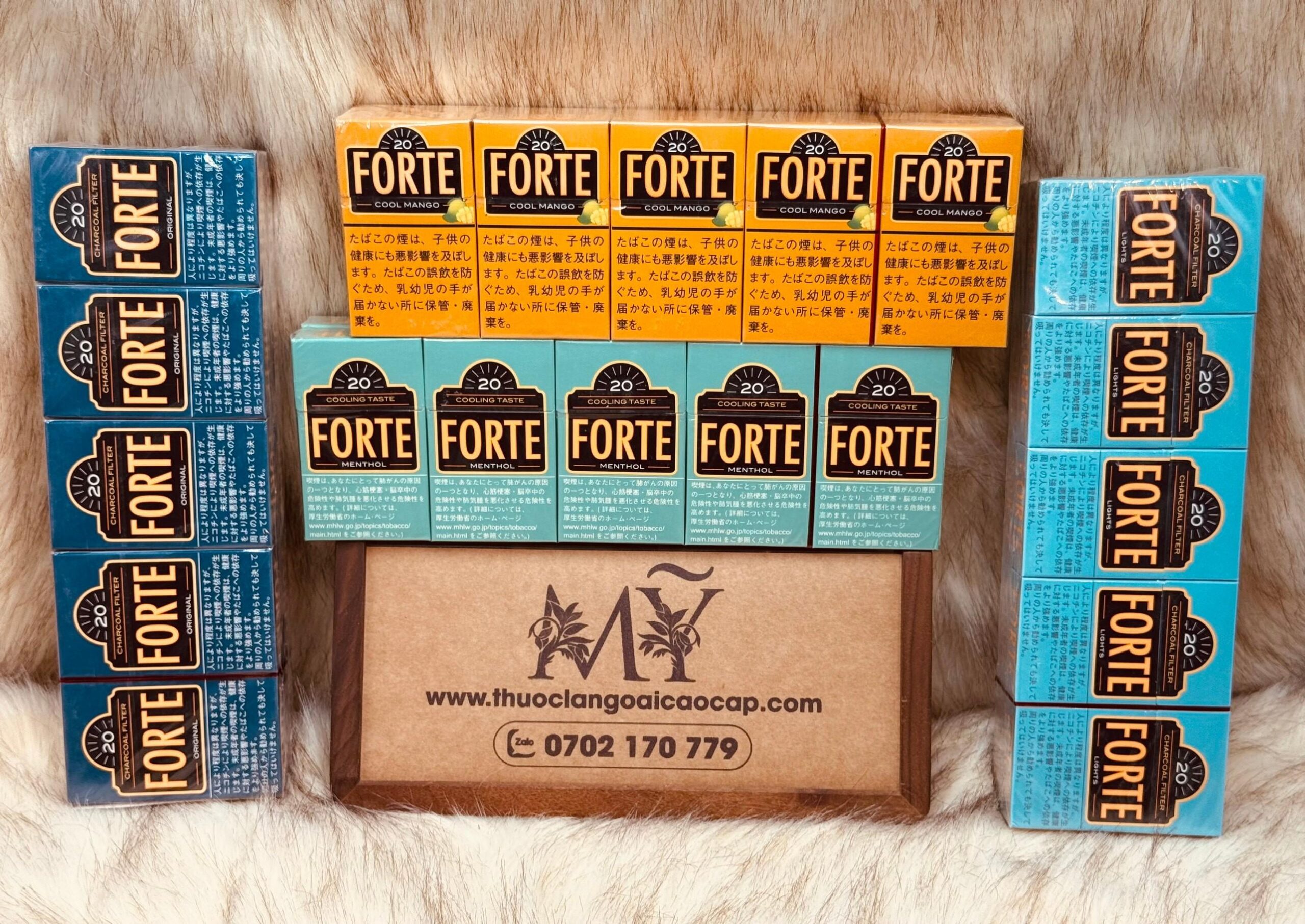 Tổng hợp Thuốc lá FORTE Nhật Bản 
