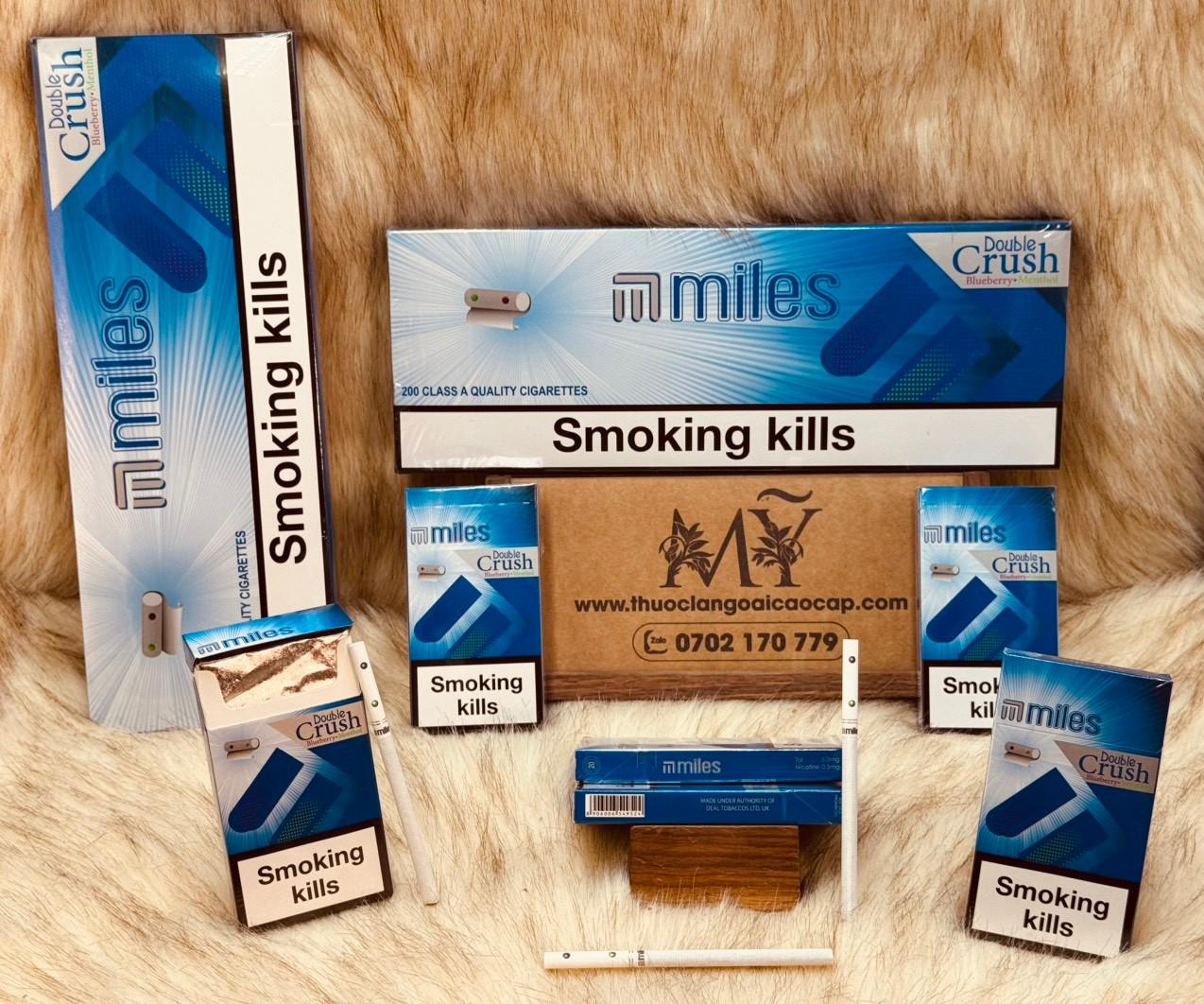 Thuốc lá Miles Double Crush (Blueberry và Menthol)